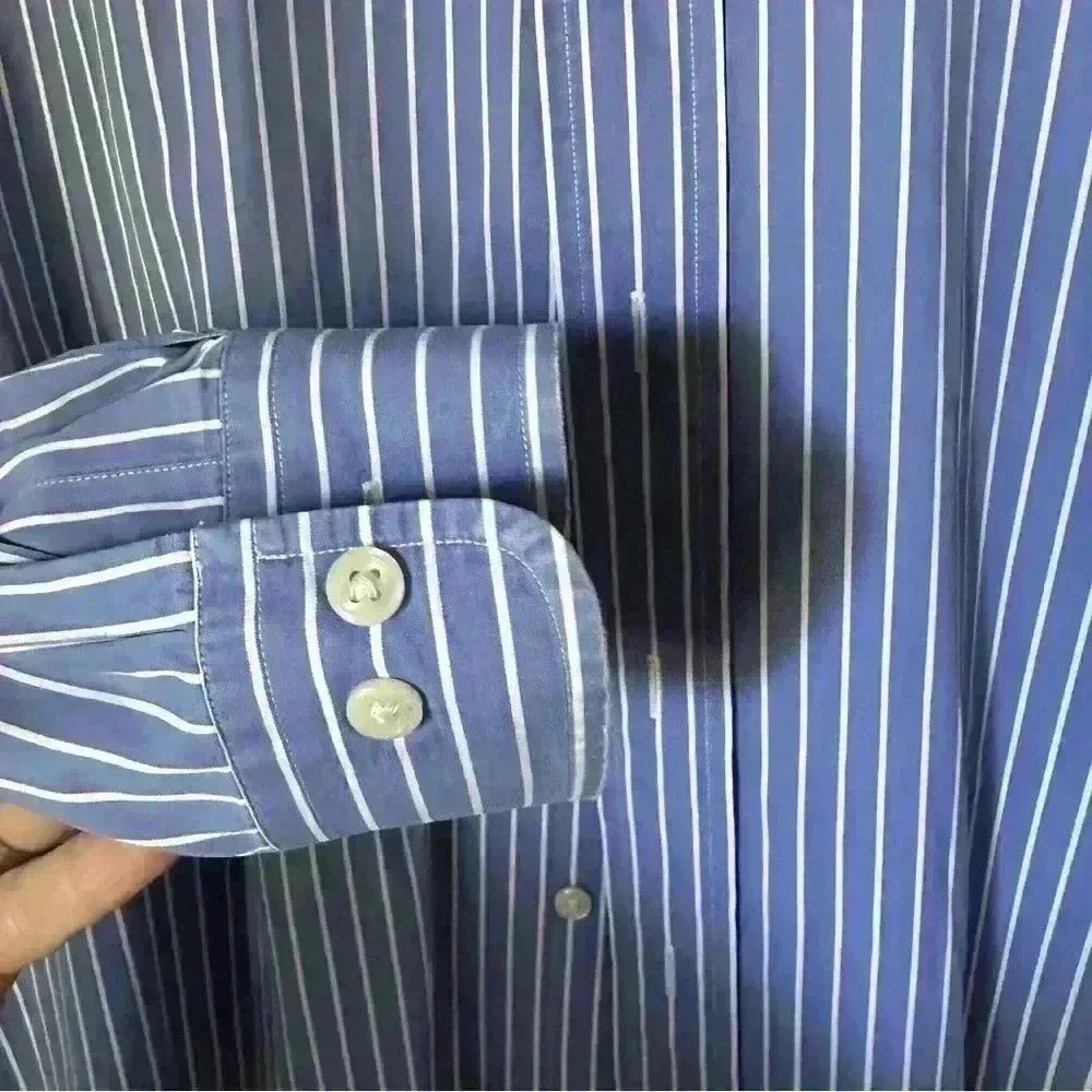 Polo Ralph Lauren button down shirt classic fit Striped 161/2 men’s L